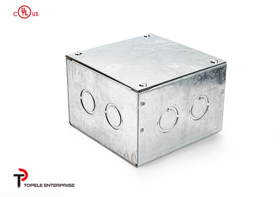 Стальная электрическая распределительная коробка квадрата проводника, коробки и крышки напольной коробки приложения металла электрические